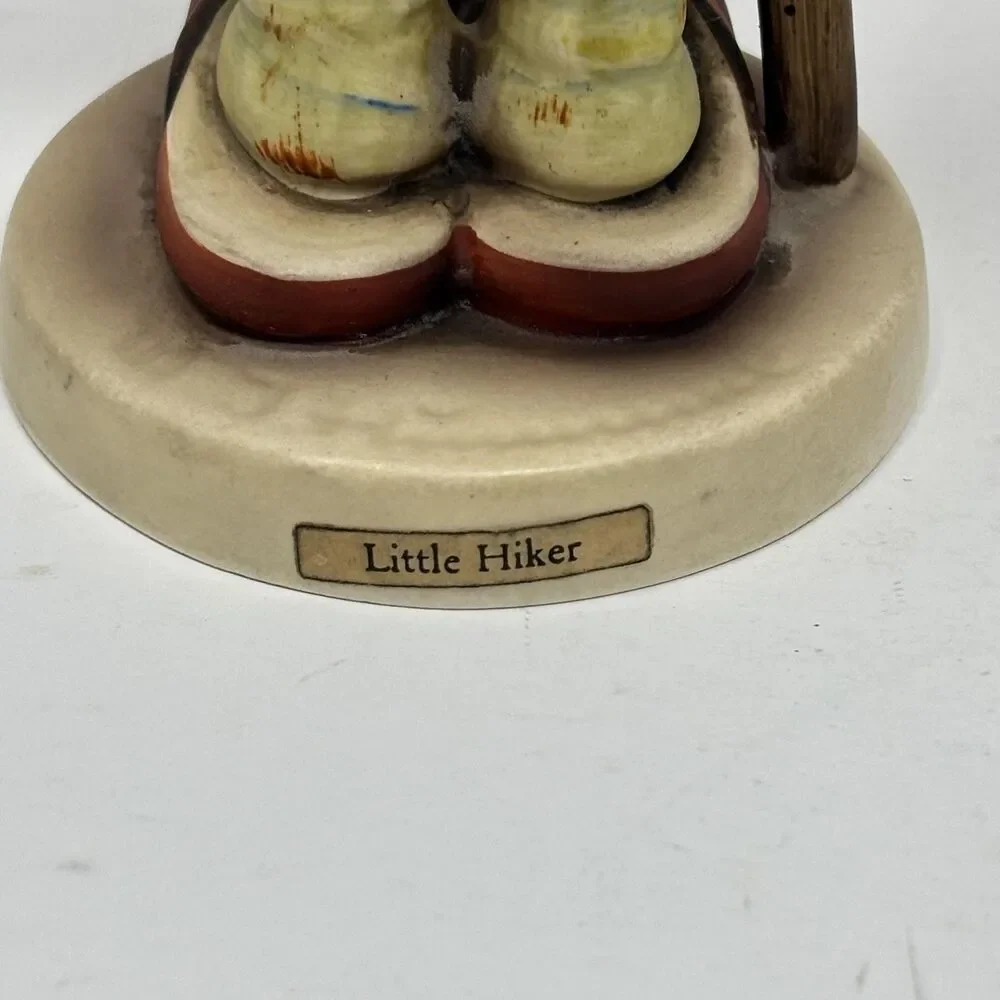 Vtg 1960 Goebel Hummel Little Hiker 16/1 Figurine West Germany Boy Walking Stick